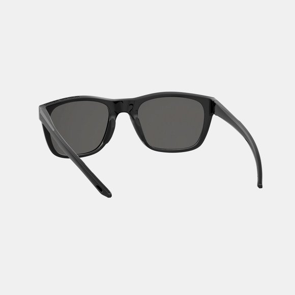 UNDER ARMOUR Sunglasses RAID Shiny Black Frame Gray POLARIZED Lens NEW - Picture 6 of 7